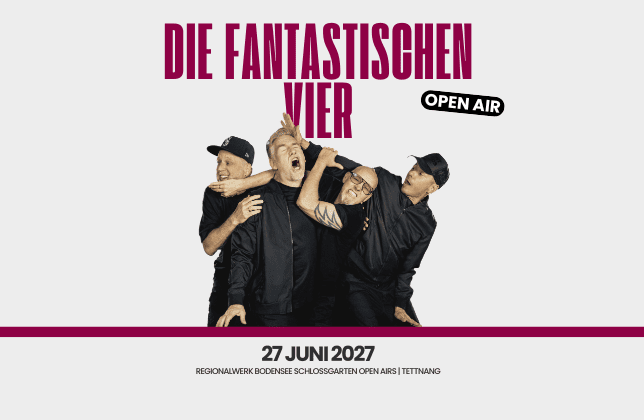 Die Fantastischen Vier 2027 Vorverkaufs Grafik